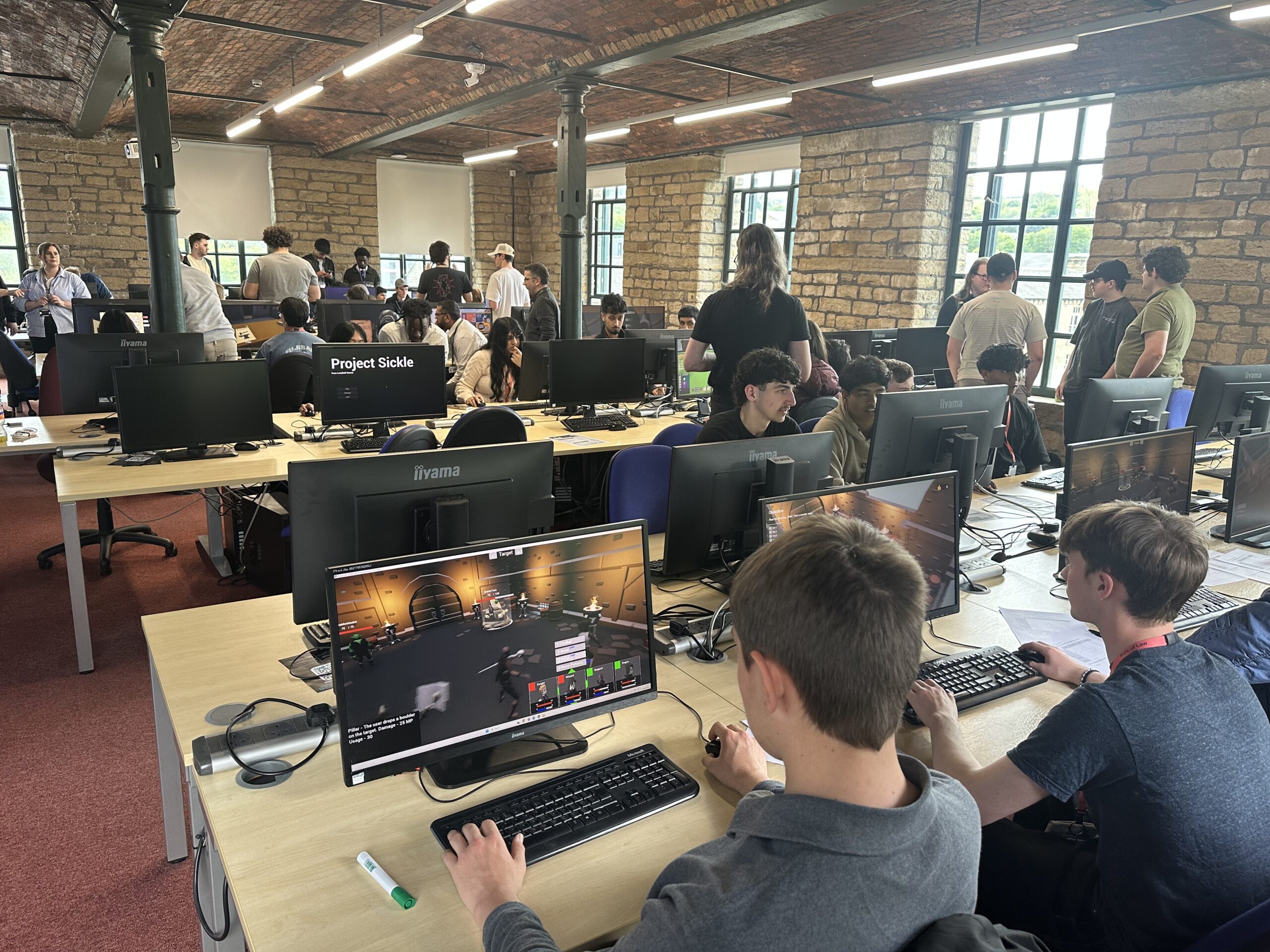 Greenhead College Students Take Part in Games Jam at the University of Huddersfield