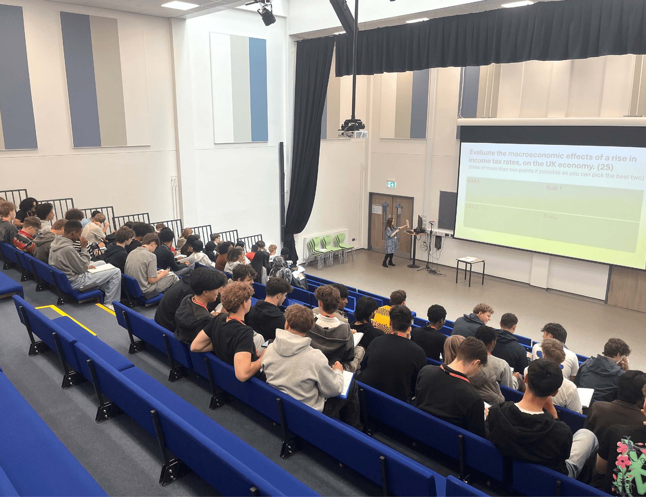 Greenhead College Economics Essay Workshop Success